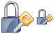 Secure connection icons