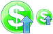 Upload prices icon