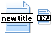 Rename document icons