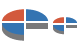 3d pie chart icons