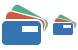 Bank cards icons