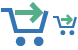 Cart checkout icons