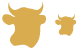 Cow head icons