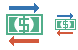 Currency exchange icons