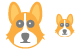 Dog head ico
