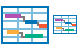 Gantt chart icons