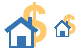 Mortgage loan icons