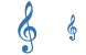 Music notation icons