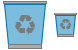 Recycle bin icons