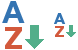 Sorting A-Z icons