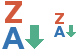 Sorting Z-A icons