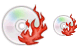 Burn CD icons