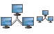 Computer network icons