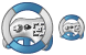 Game steering wheel icons