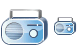 Radio set icons