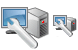 Repair computer icon
