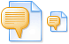 Blog message icons