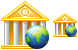 Internet bank icon