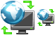 PC-Web synchronization icon