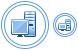Virtual computer icons