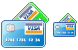 Bank cards icon