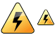 Electrical hazard icon