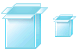 Paper box icon