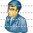 Male cardiologist icon