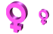 Female symbol icons