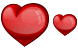 Heart icons