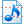 Music file icon