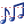 Music notes icon