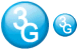 3G network icons