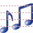Music notes icon