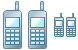 Cell phones icons