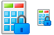 Lock keypad icons