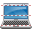 Notebook computer icon