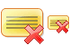 Delete message icons