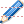 Blue pencil icon