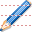 Blue pencil icon