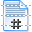 Bottom page number icon