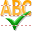 Spell checking icon