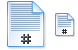 Bottom page number icons
