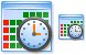 Date and time icons