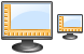 Screen settings icons
