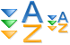 Sort A-Z icons