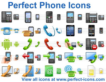 Windows 8 Perfect Phone Icons full