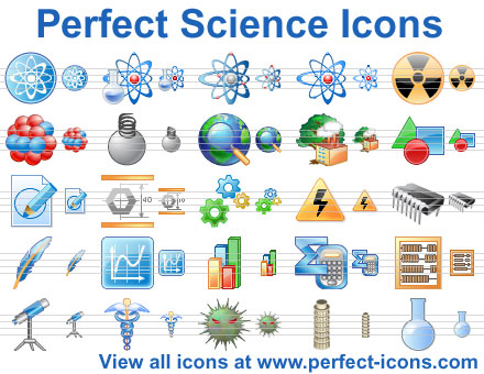 Hundreds of science-related objects and symbols in one icon set