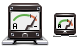 Amperemeter icons