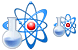 Science symbol icons